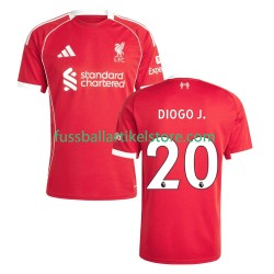 Liverpool Heimausrüstung Diogo Jota 20 2025-2026 Herren Trikot S/S