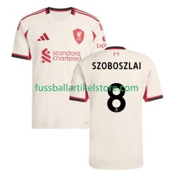 Liverpool Auswärtsausrüstung Dominik Szoboszlai 8 2025-2026 Herren Trikot S/S