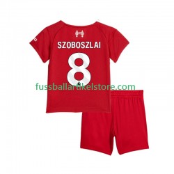 Liverpool Heimausrüstung Dominik Szoboszlai 8 2025-2026 Kinder Set(Trikot und Hose) S/S