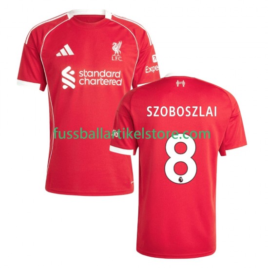 Liverpool Heimausrüstung Dominik Szoboszlai 8 2025-2026 Herren Trikot S/S