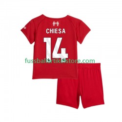 Liverpool Heimausrüstung Federico Chiesa 14 2025-2026 Kinder Set(Trikot und Hose) S/S
