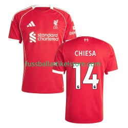 Liverpool Heimausrüstung Federico Chiesa 14 2025-2026 Herren Trikot S/S
