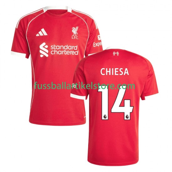 Liverpool Heimausrüstung Federico Chiesa 14 2025-2026 Herren Trikot S/S