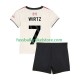 Liverpool Auswärtsausrüstung Florian Wirtz 7 2025-2026 Kinder Set(Trikot und Hose) S/S
