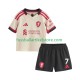 Liverpool Auswärtsausrüstung Florian Wirtz 7 2025-2026 Kinder Set(Trikot und Hose) S/S
