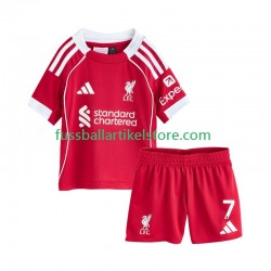 Liverpool Heimausrüstung Florian Wirtz 7 2025-2026 Kinder Set(Trikot und Hose) S/S