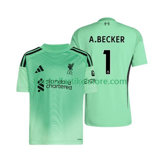 Liverpool Heimausrüstung Torwart Alisson Becker 1 2025-2026 Herren Trikot S/S