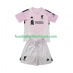 Liverpool Ausweichausrüstung Torwart 2025-2026 Kinder Set(Trikot und Hose) S/S