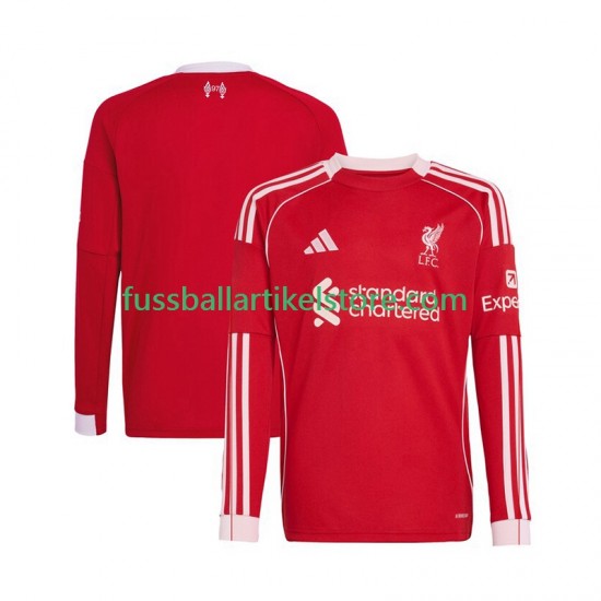 Liverpool Heimausrüstung 2025-2026 Herren Trikot L/S