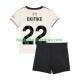 Liverpool Auswärtsausrüstung Hugo Ekitike 22 2025-2026 Kinder Set(Trikot und Hose) S/S