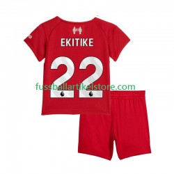 Liverpool Heimausrüstung Hugo Ekitike 22 2025-2026 Kinder Set(Trikot und Hose) S/S