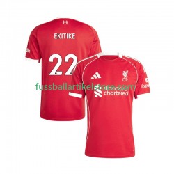 Liverpool Heimausrüstung Hugo Ekitike 22 2025-2026 Herren Trikot S/S