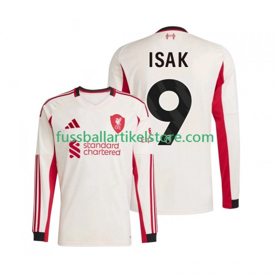 Liverpool Auswärtsausrüstung ISAK 9 2025-2026 Herren Trikot L/S