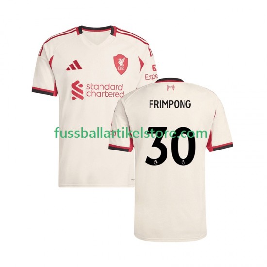 Liverpool Auswärtsausrüstung Jeremie Frimpong 30 2025-2026 Herren Trikot S/S