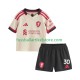 Liverpool Auswärtsausrüstung Jeremie Frimpong 30 2025-2026 Kinder Set(Trikot und Hose) S/S