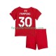 Liverpool Heimausrüstung Jeremie Frimpong 30 2025-2026 Kinder Set(Trikot und Hose) S/S