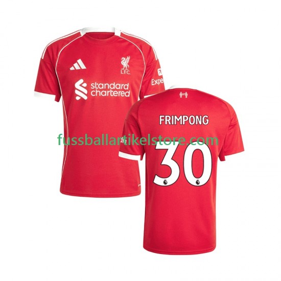 Liverpool Heimausrüstung Jeremie Frimpong 30 2025-2026 Herren Trikot S/S