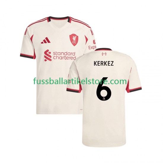 Liverpool Auswärtsausrüstung Milos Kerkez 6 2025-2026 Herren Trikot S/S