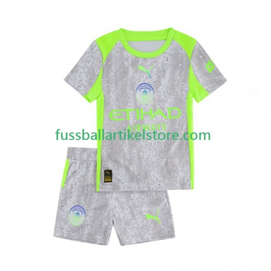 Manchester City Ausweichausrüstung 2025-2026 Kinder Set(Trikot und Hose) S/S