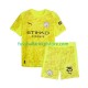 Manchester City Ausweichausrüstung Torwart Gianluigi Donnarumma 25 2025-2026 Kinder Set(Trikot und Hose) S/S