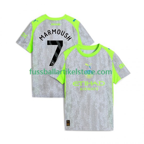 Manchester City Ausweichausrüstung Omar Marmoush 7 2025-2026 Herren Trikot S/S