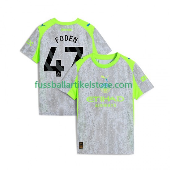 Manchester City Ausweichausrüstung Phil Foden 47 2025-2026 Herren Trikot S/S