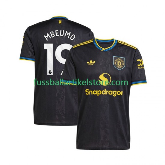 Manchester United Ausweichausrüstung Bryan Mbeumo 19 2025-2026 Herren Trikot S/S