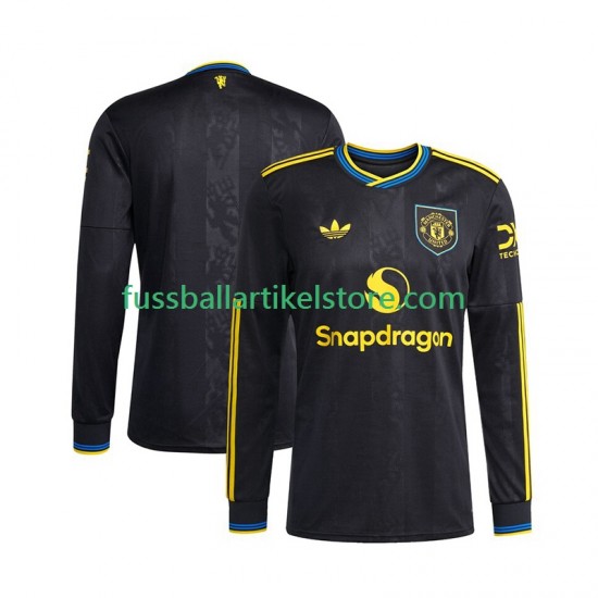 Manchester United Ausweichausrüstung 2025-2026 Herren Trikot L/S