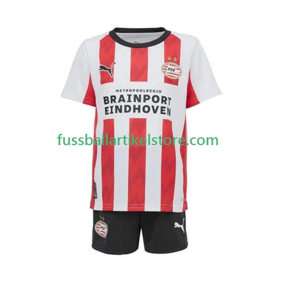 PSV Eindhoven Heimausrüstung 2025-2026 Kinder Set(Trikot und Hose) S/S