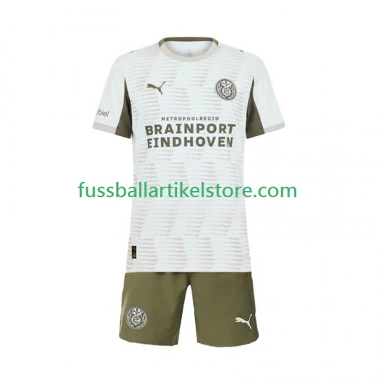 PSV Eindhoven Ausweichausrüstung 2025-2026 Kinder Set(Trikot und Hose) S/S