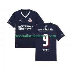 PSV Eindhoven Auswärtsausrüstung Ricardo Pepi 9 2025-2026 Herren Trikot S/S
