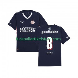 PSV Eindhoven Auswärtsausrüstung Sergino Dest 8 2025-2026 Herren Trikot S/S