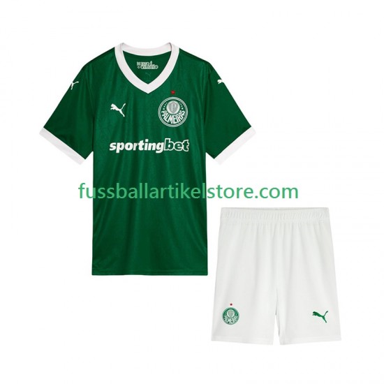 Palmeiras Heimausrüstung 2025-2026 Kinder Set(Trikot und Hose) S/S