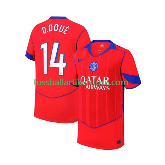 Paris Saint-Germain Ausweichausrüstung Desire Doue 14 2025-2026 Herren Trikot S/S