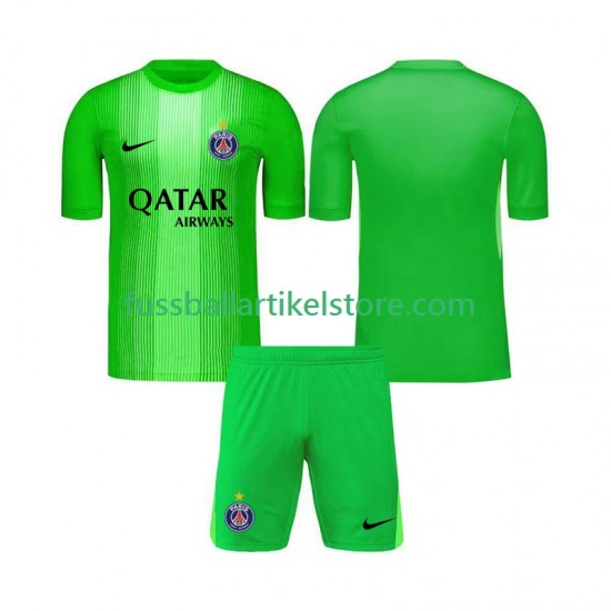 Paris Saint-Germain Auswärtsausrüstung Torwart 2025-2026 Kinder Set(Trikot und Hose) S/S