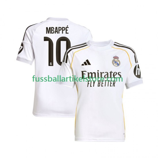 Real Madrid Heimausrüstung Mbappé Kylian 10 2025-2026 Herren Trikot S/S