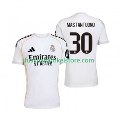 Real Madrid Heimausrüstung Mastantuono 30 2025-2026 Herren Trikot S/S