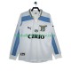 Lazio Rom Auswärtsausrüstung Retro 1999 2000 Herren Trikot L/S