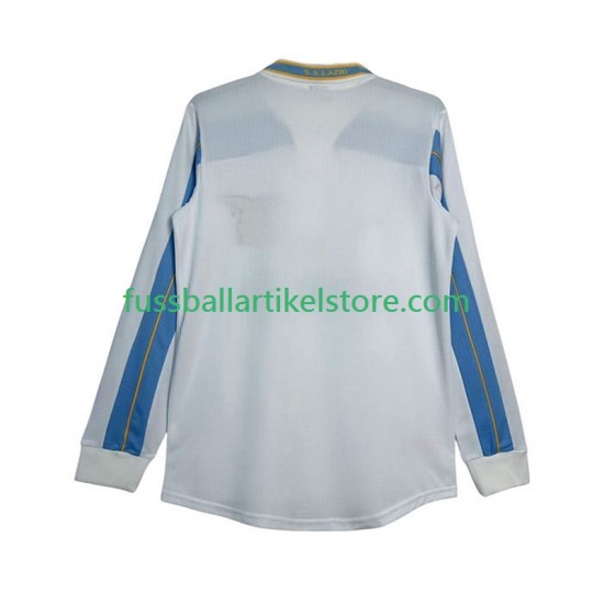 Lazio Rom Auswärtsausrüstung Retro 1999 2000 Herren Trikot L/S