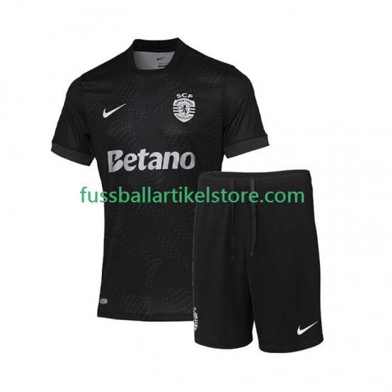 Sporting CP Auswärtsausrüstung 2025-2026 Kinder Set(Trikot und Hose) S/S