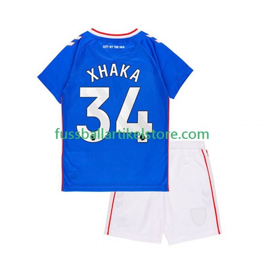 Auswärtsausrüstung Sunderland Granit Xhaka 34 2025-2026 Kinder Set(Trikot und Hose) S/S