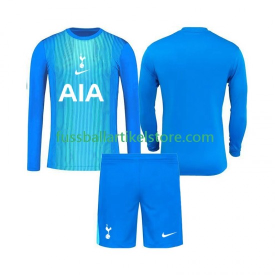 Tottenham Hotspur Auswärtsausrüstung Torwart 2025-2026 Kinder Set(Trikot und Hose) L/S