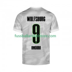 VfL Wolfsburg Auswärtsausrüstung Mohamed Amoura 9 2025-2026 Herren Trikot S/S