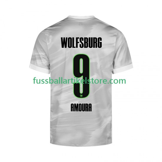 VfL Wolfsburg Auswärtsausrüstung Mohamed Amoura 9 2025-2026 Herren Trikot S/S