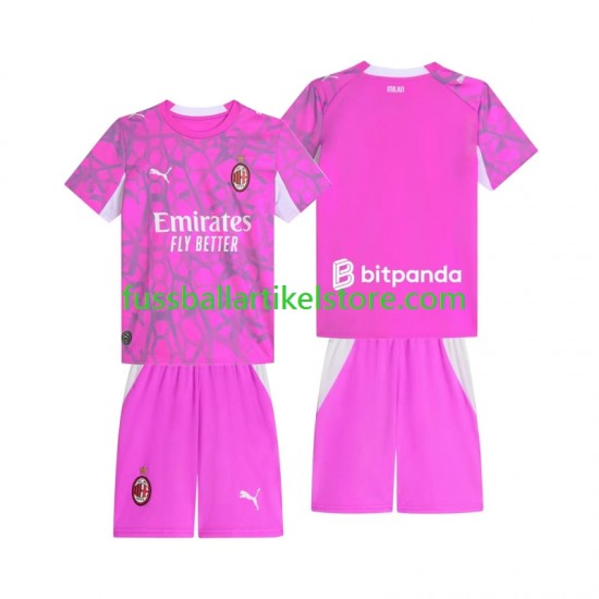 AC Mailand Auswärtsausrüstung Torwart 2026-2027 Kinder Set(Trikot und Hose) S/S