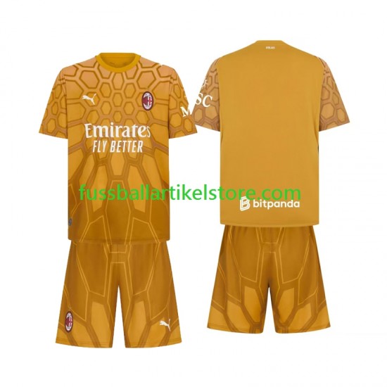AC Mailand Heimausrüstung Torwart 2026-2027 Kinder Set(Trikot und Hose) S/S
