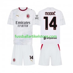 AC Mailand Auswärtsausrüstung Modrić Luka 14 2026-2027 Kinder Set(Trikot und Hose) S/S
