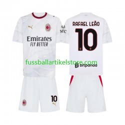 AC Mailand Auswärtsausrüstung Rafael Leao 10 2026-2027 Kinder Set(Trikot und Hose) S/S