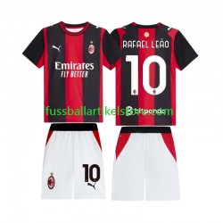 AC Mailand Heimausrüstung Rafael Leao 10 2026-2027 Kinder Set(Trikot und Hose) S/S