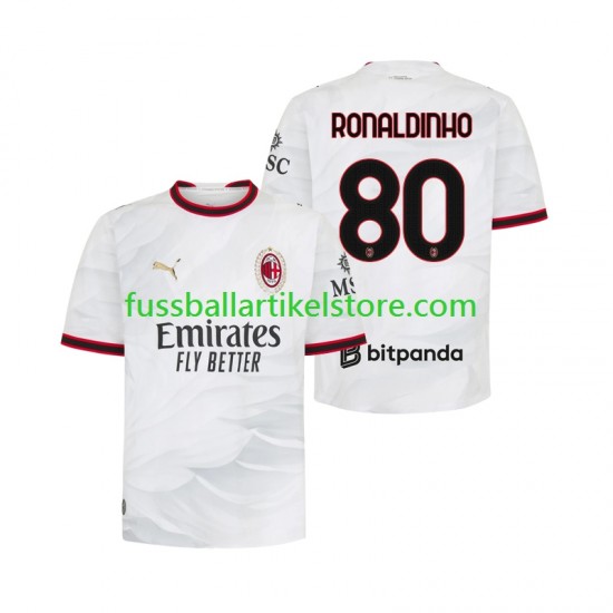 AC Mailand Auswärtsausrüstung Ronaldinho 80 2026-2027 Herren Trikot S/S